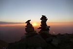 sunset, sky, dawn