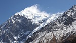 mountain, snow, mountain peak