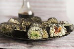 food, seafood, sushi
