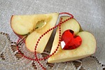 heart, valentine's day, eating