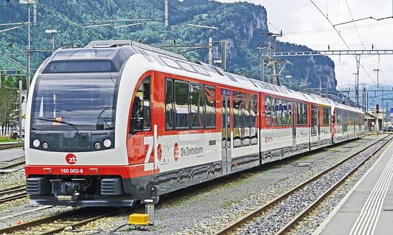 スイス, 電車, 中央鉄道, ルツェルン-インターラーケン