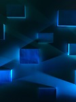 blue, blocks, shadows