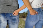 woman, man, pair