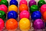 bread eggs, easter eggs, colored