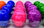bread eggs, easter eggs, colored