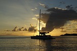 waters, sea, sunset