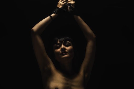 People, Woman, Nude, Dark, Adult
