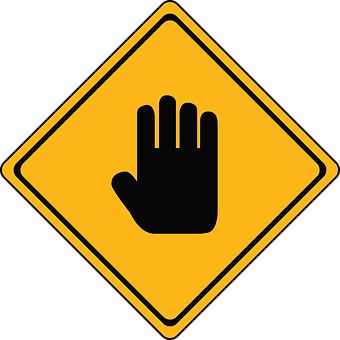 Free Danger Stop vector and picture