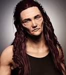 portrait, woman, age