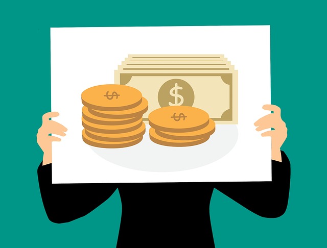 Free business money isolated illustration