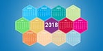 calendar 2018, agenda, annual