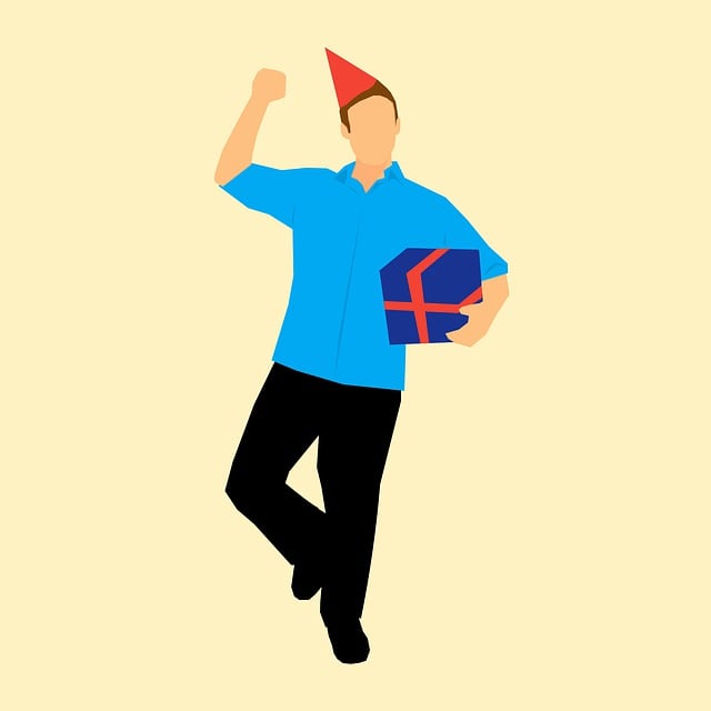 Free man celebrate cap illustration