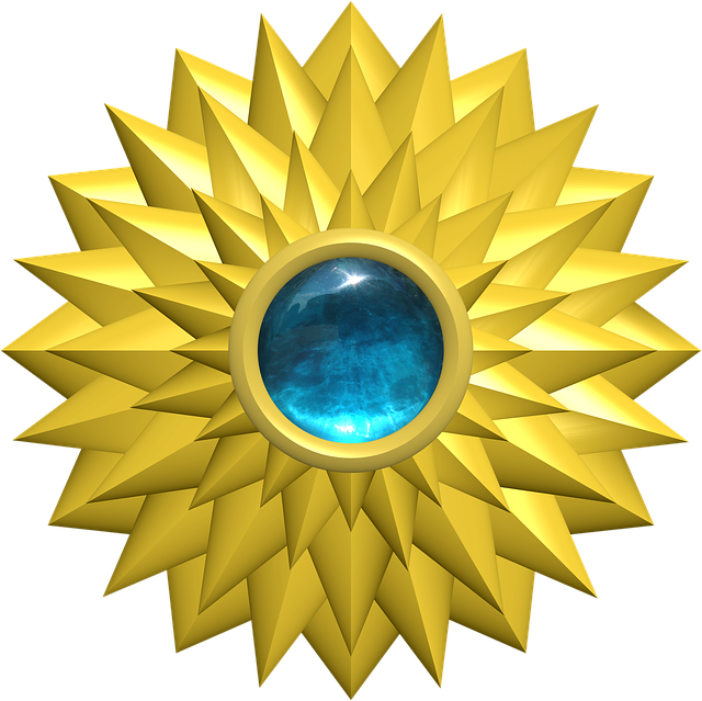 Free ornament gold gem illustration