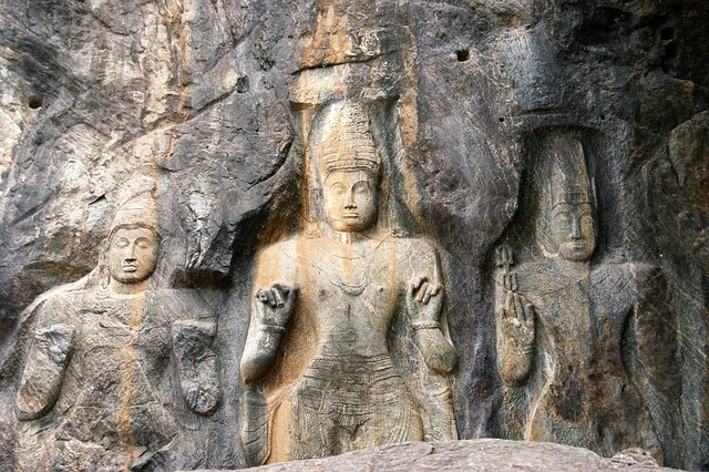 Buddha, Stein, Sri Lanka, Buduruwagala