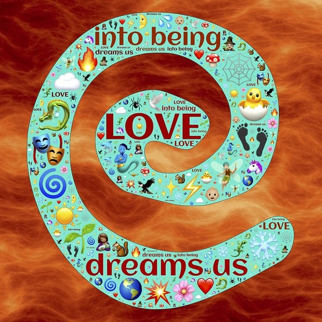 Free love dreams being illustration