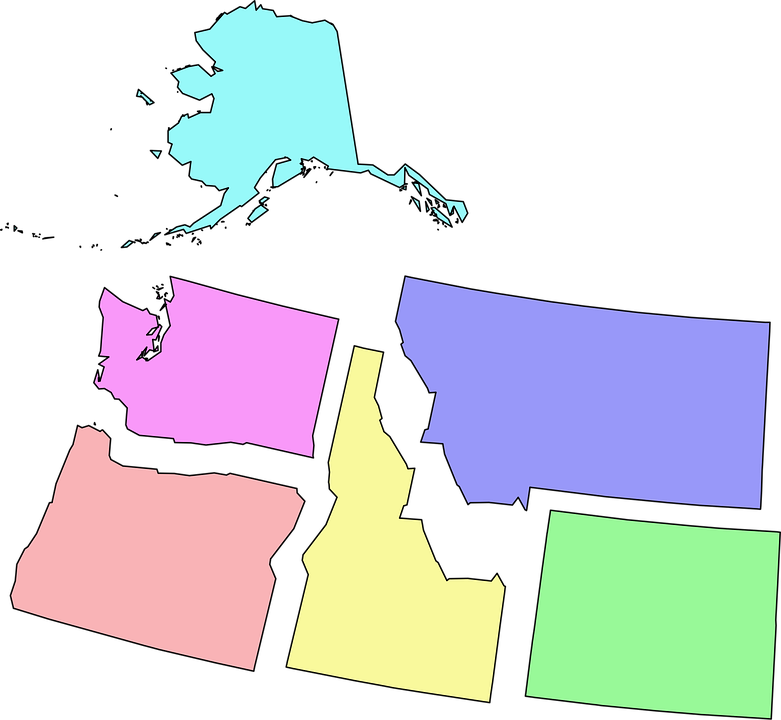 Download Usa States Northwest Royalty Free Vector Graphic Pixabay
