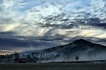 clouds, fog, landscape
