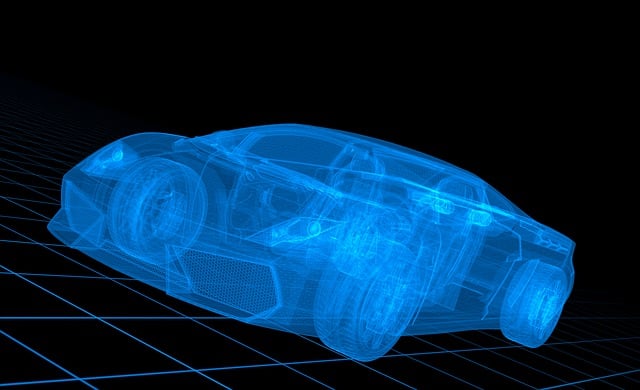 Free car three-dimensional vehicle illustration