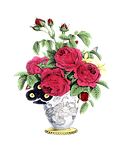 rose, vintage, decoration