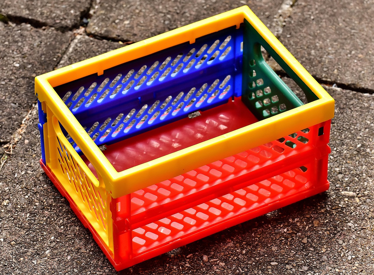 Einkaufskorb Bunt Farbig