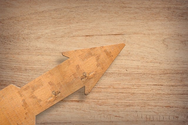 Free arrow direction top illustration