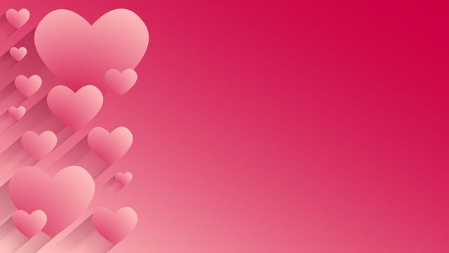 Free background hearts valentine's illustration