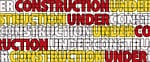 under construction, site, shield