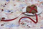 heart, chocolate, love