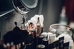 glass, makeup, cosmetics