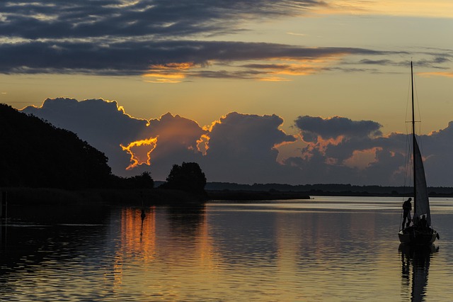 Free Sunset Waters photo and picture
