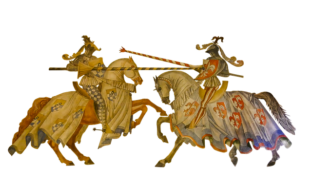Pferde, Ritter, Mittelalter