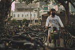 people, motorcycle, street