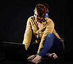 adult, music, microphone