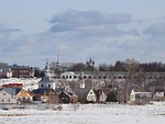 house, water, building