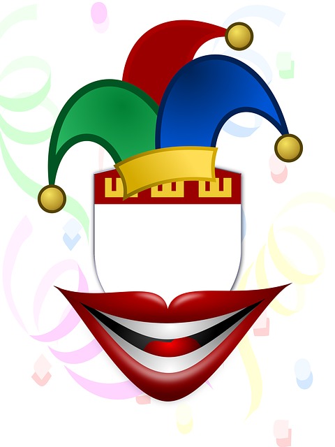 Free carnival mockup confetti illustration