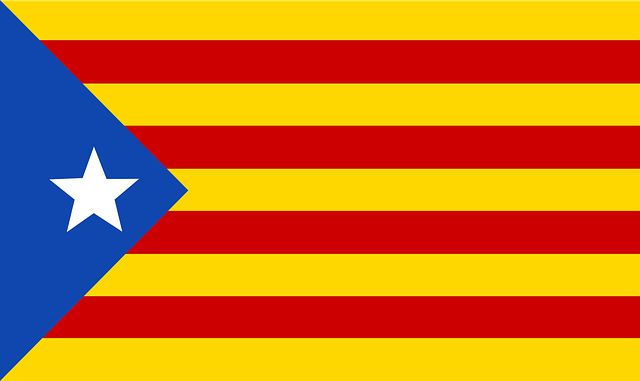 Free catalonia flag patriotism vector
