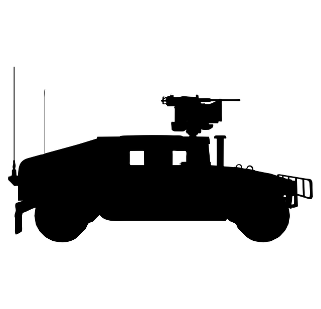 Free hummer trucks equipment vector