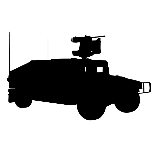 Free hummer trucks equipment vector