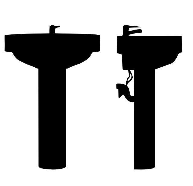 Free sink toilet bathroom vector