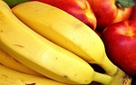 fruit, bananas, nectarines