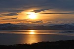 avacha bay, sea, sunset