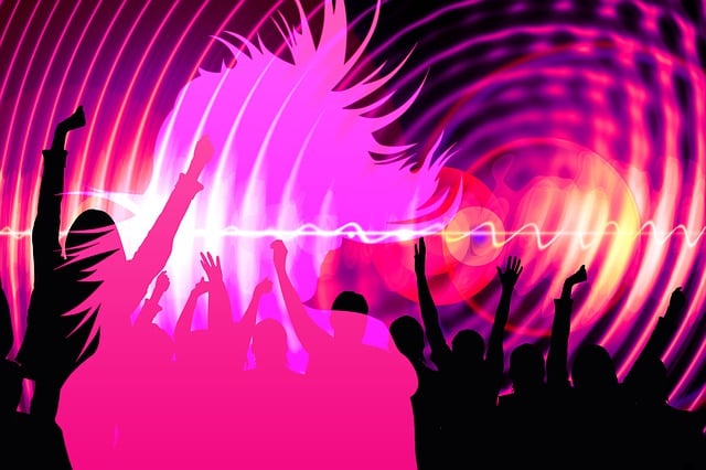 Free silhouette girl dance illustration