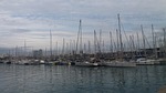 barcelona, sea, port