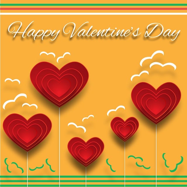 Free heart shape background illustration