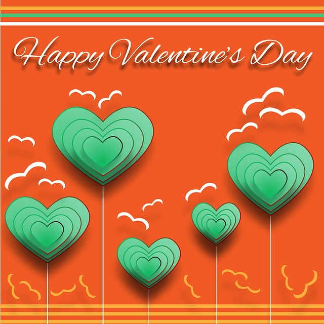 Free heart shape background illustration