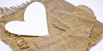 heart, background, jute
