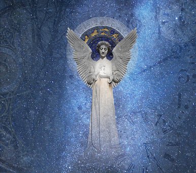Tempo, Anjo, Luz, Relógio, Relógios