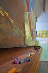 school, board, chalk