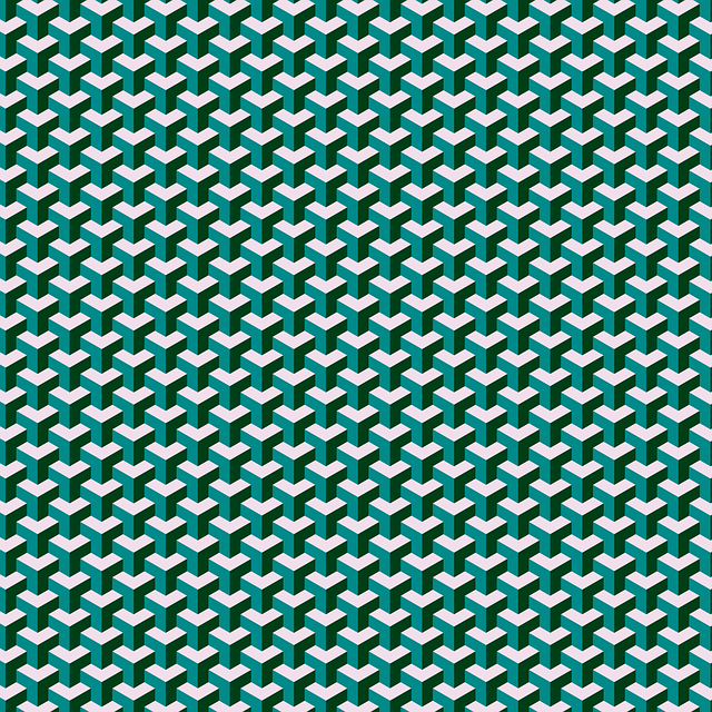 Free pattern green blue illustration