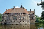 germany, burg vischering, water castle architecture